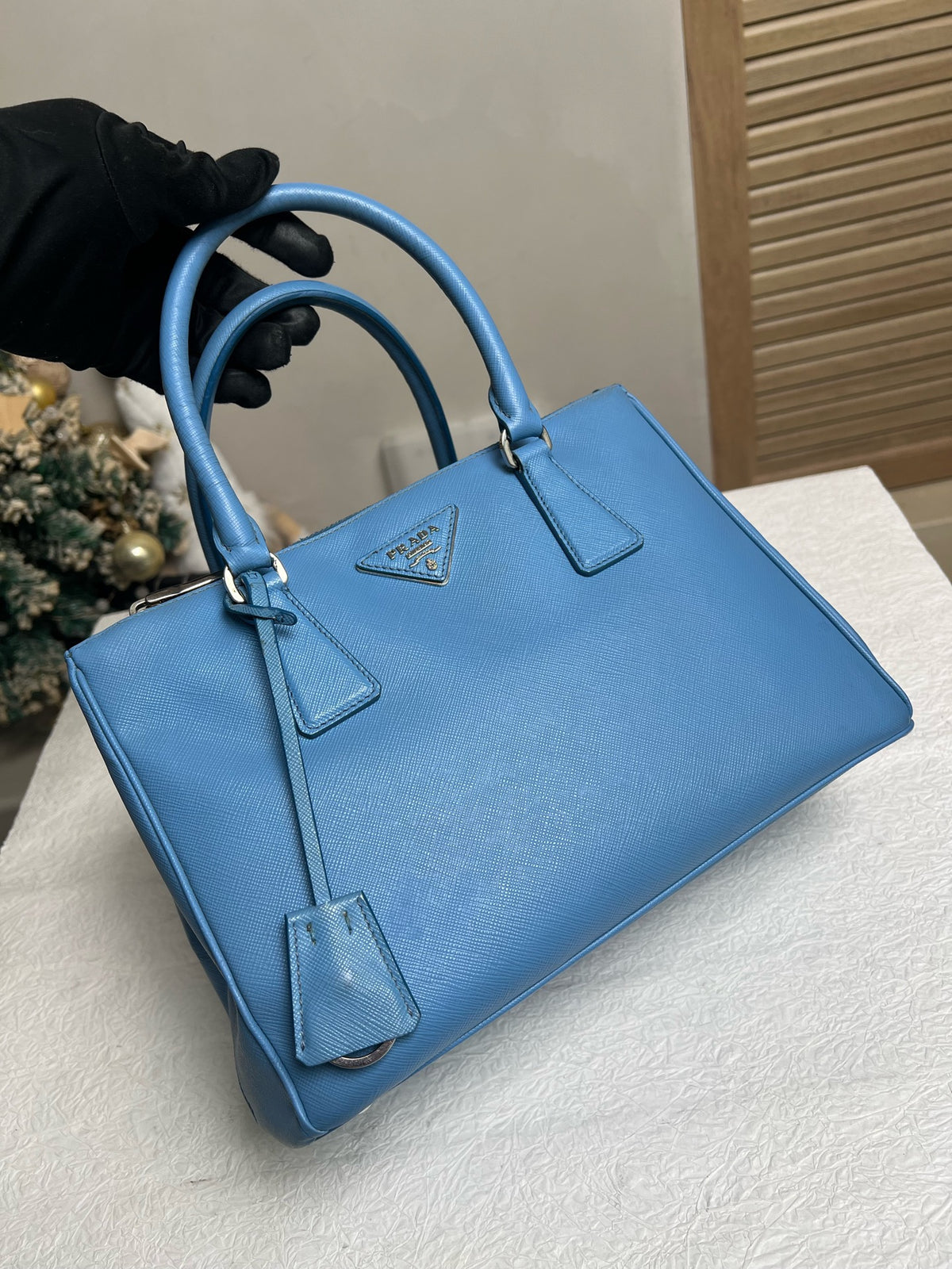 Prada - Other - Leather - Blue - (Small)