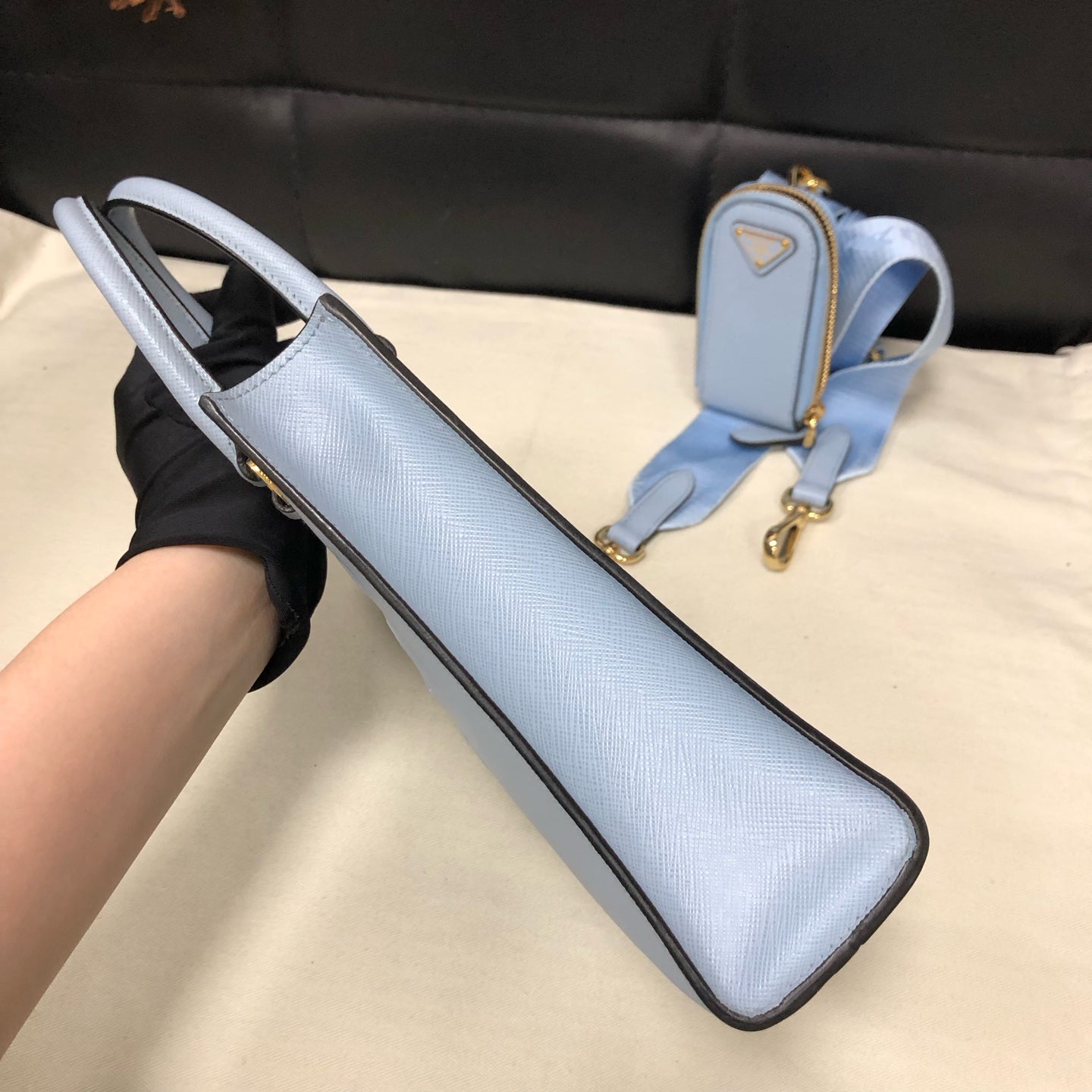 Prada - Other - Leather - Blue - (small)