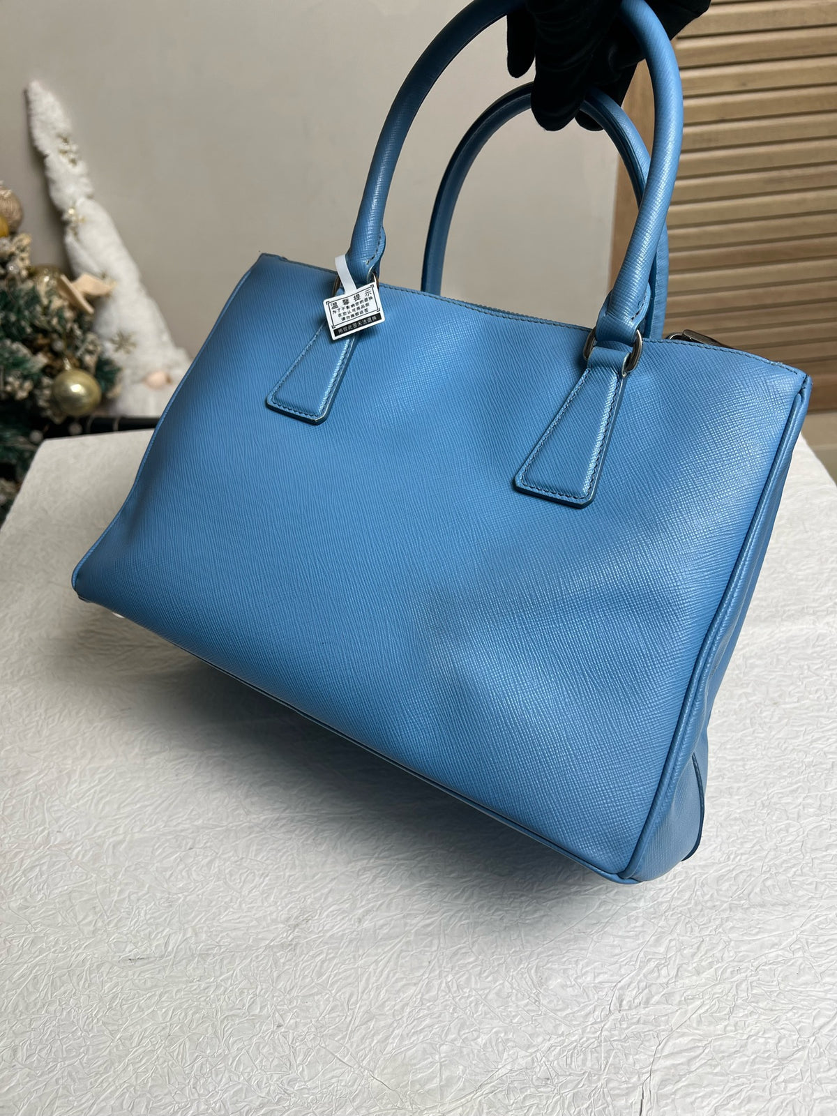 Prada - Other - Leather - Blue - (Small)