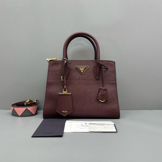 Prada - Other - Leather - Burgundy - (medium)