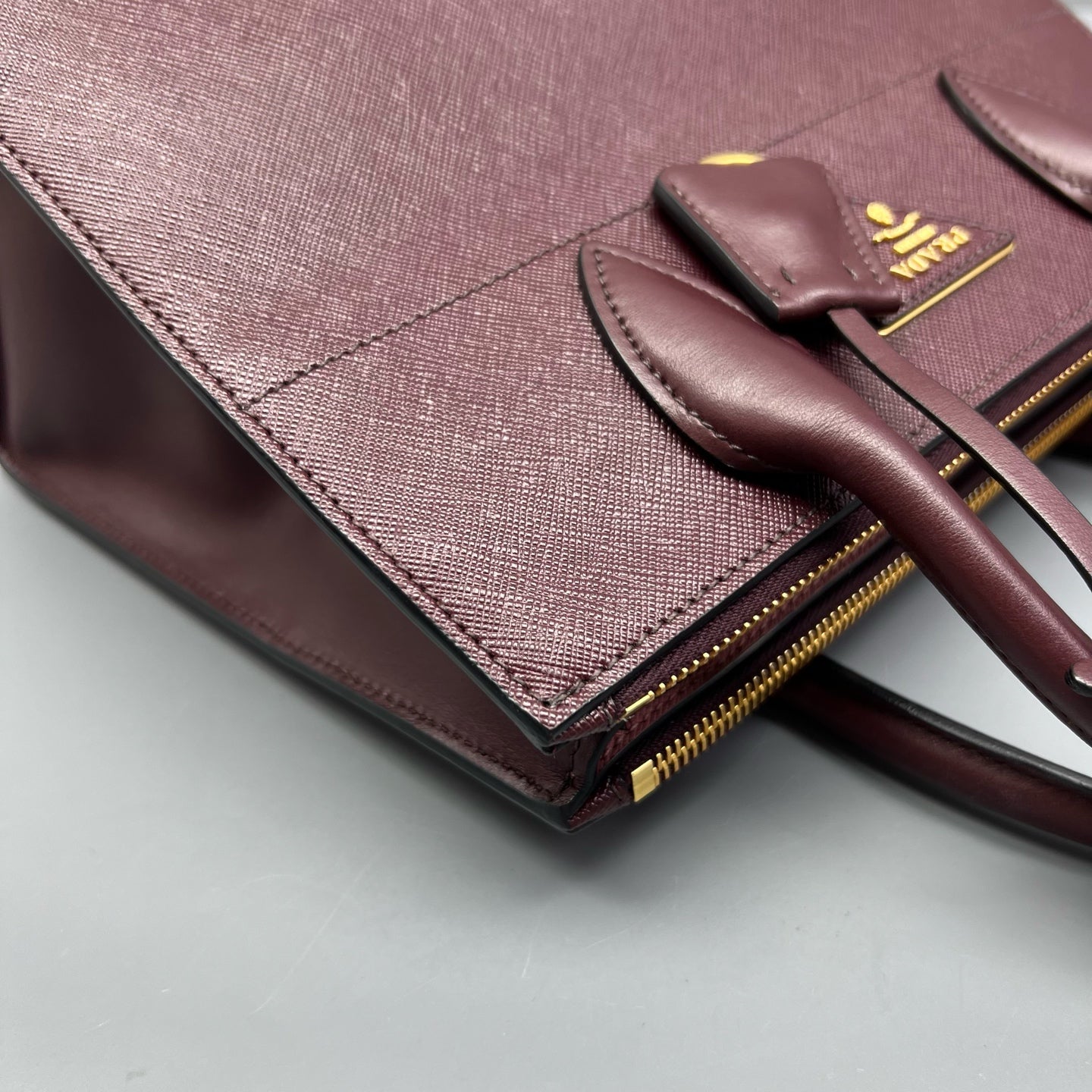 Prada - Other - Leather - Burgundy - (medium)