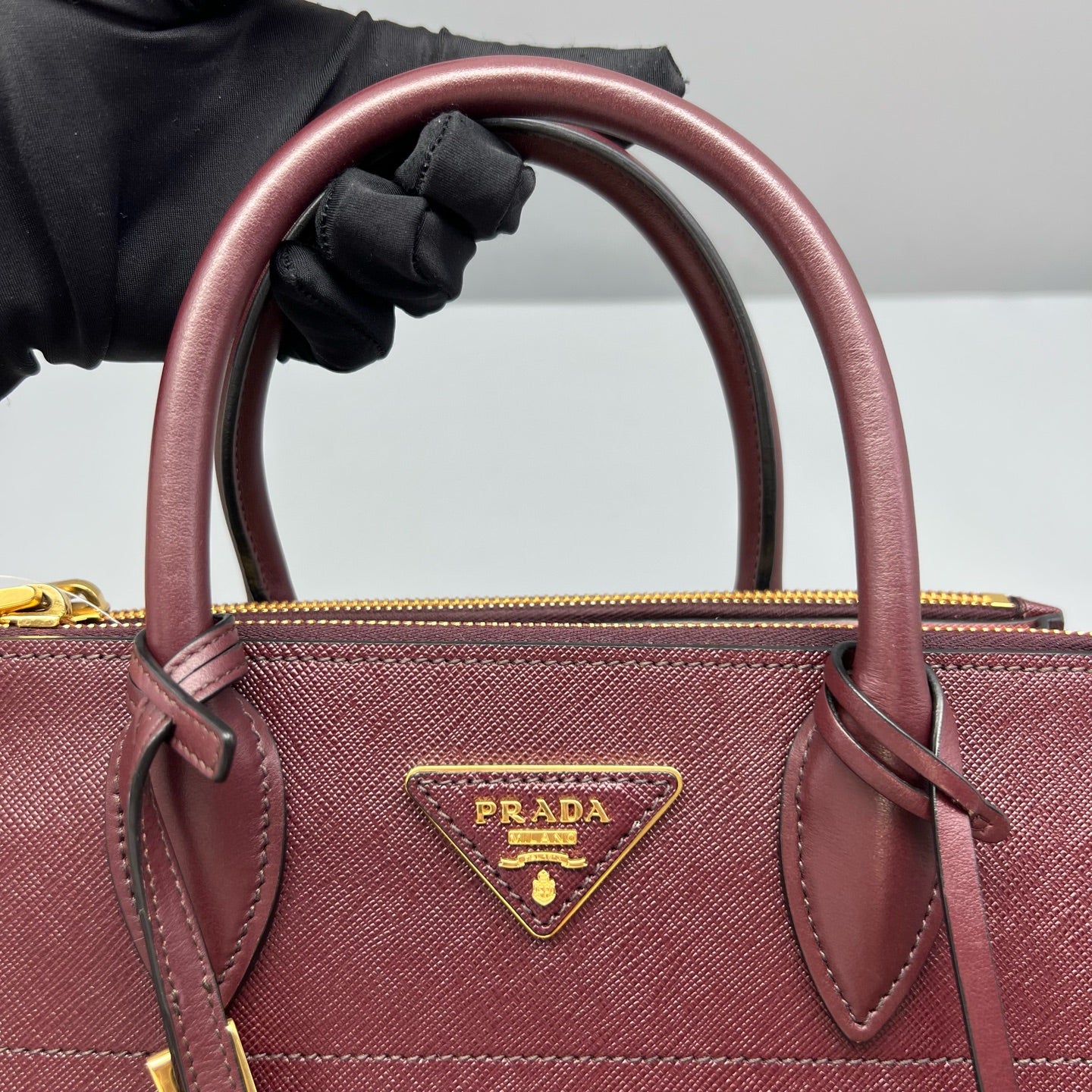 Prada - Other - Leather - Burgundy - (medium)