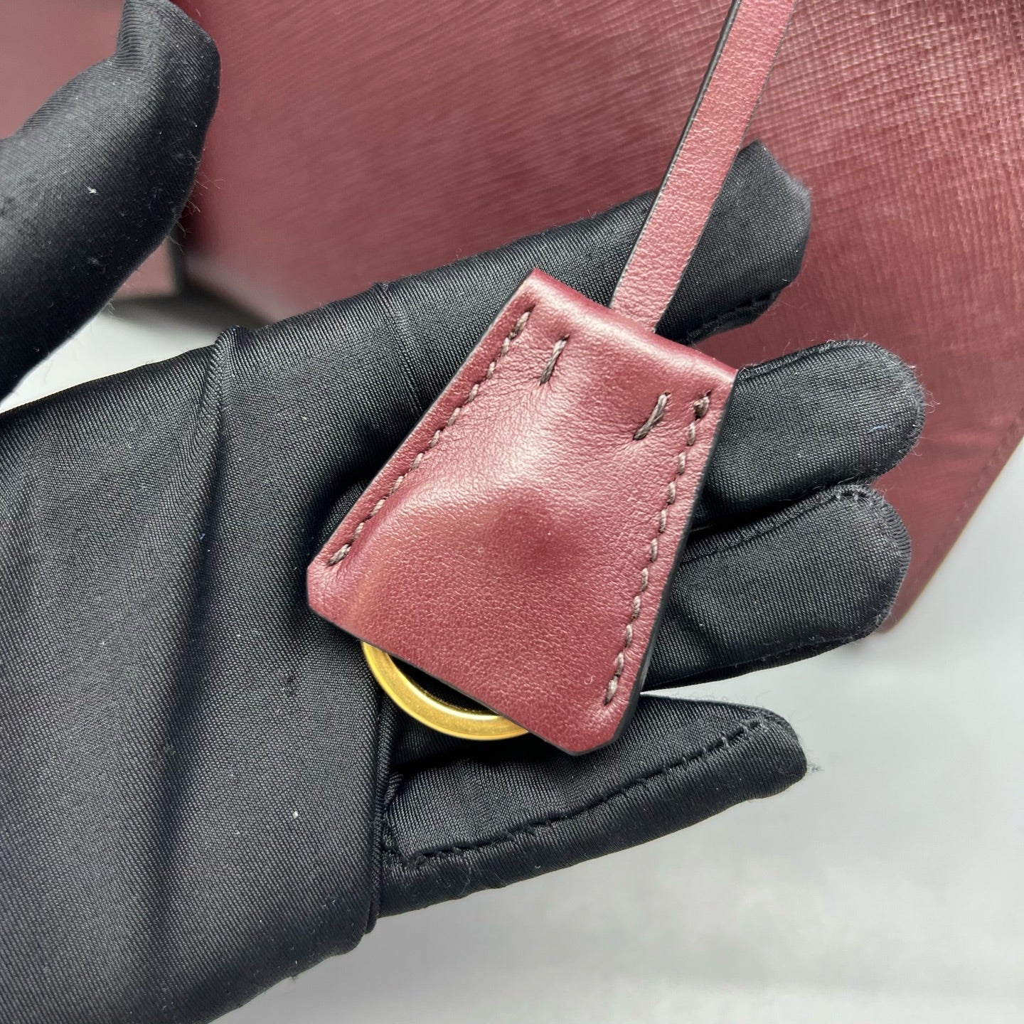 Prada - Other - Leather - Burgundy - (medium)