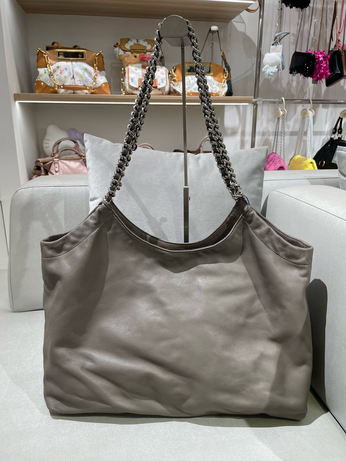 Prada - Other - Leather - Grey - (large)