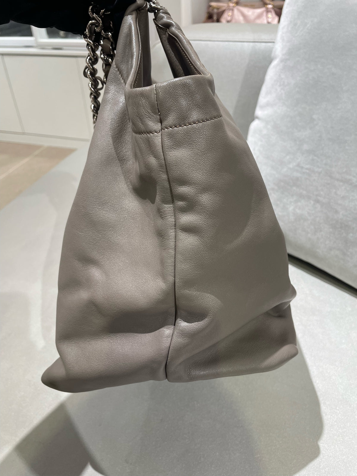 Prada - Other - Leather - Grey - (large)