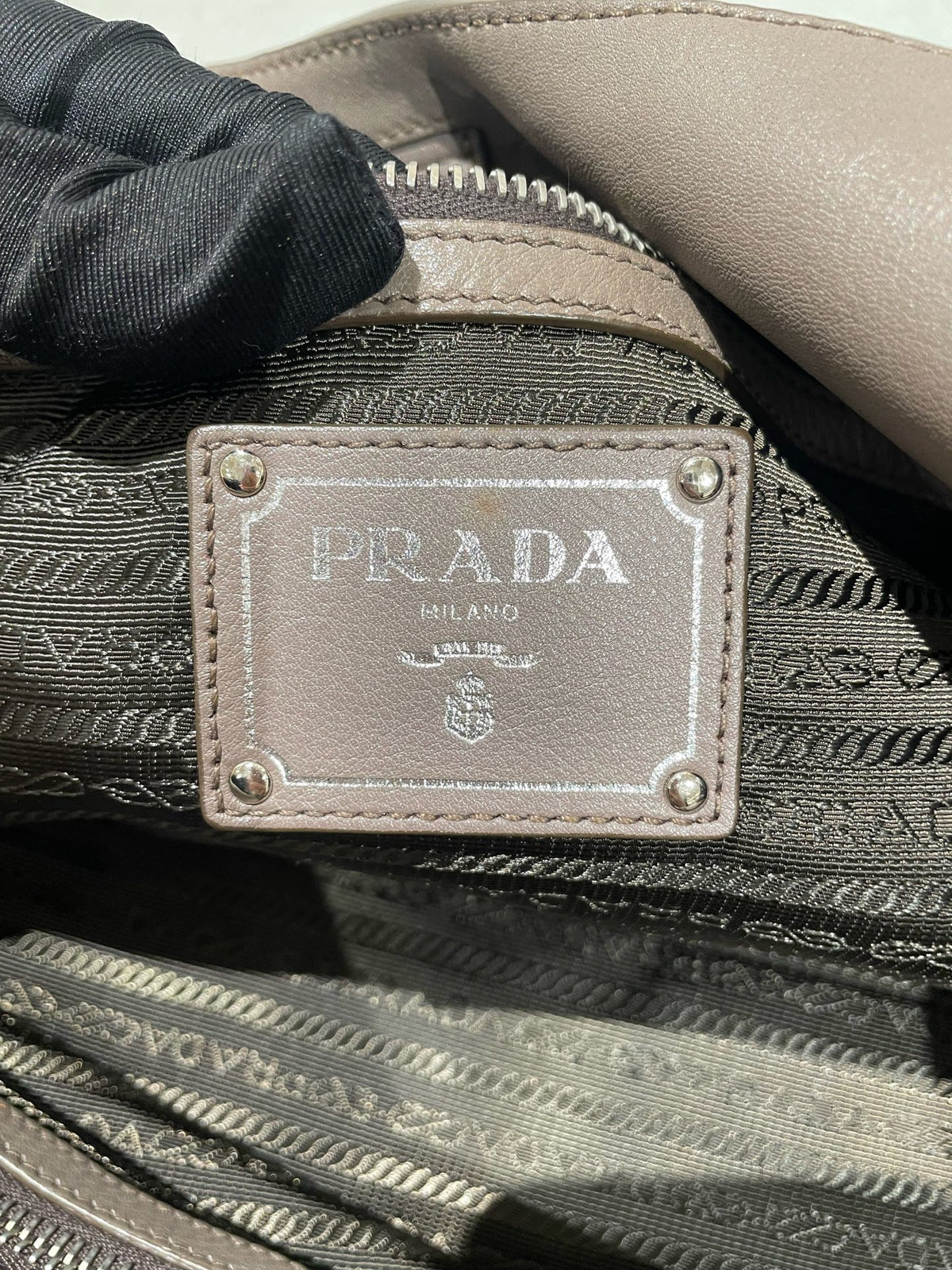 Prada - Other - Leather - Grey - (large)