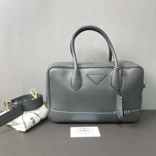 Prada - Other - Leather - Grey - (medium)