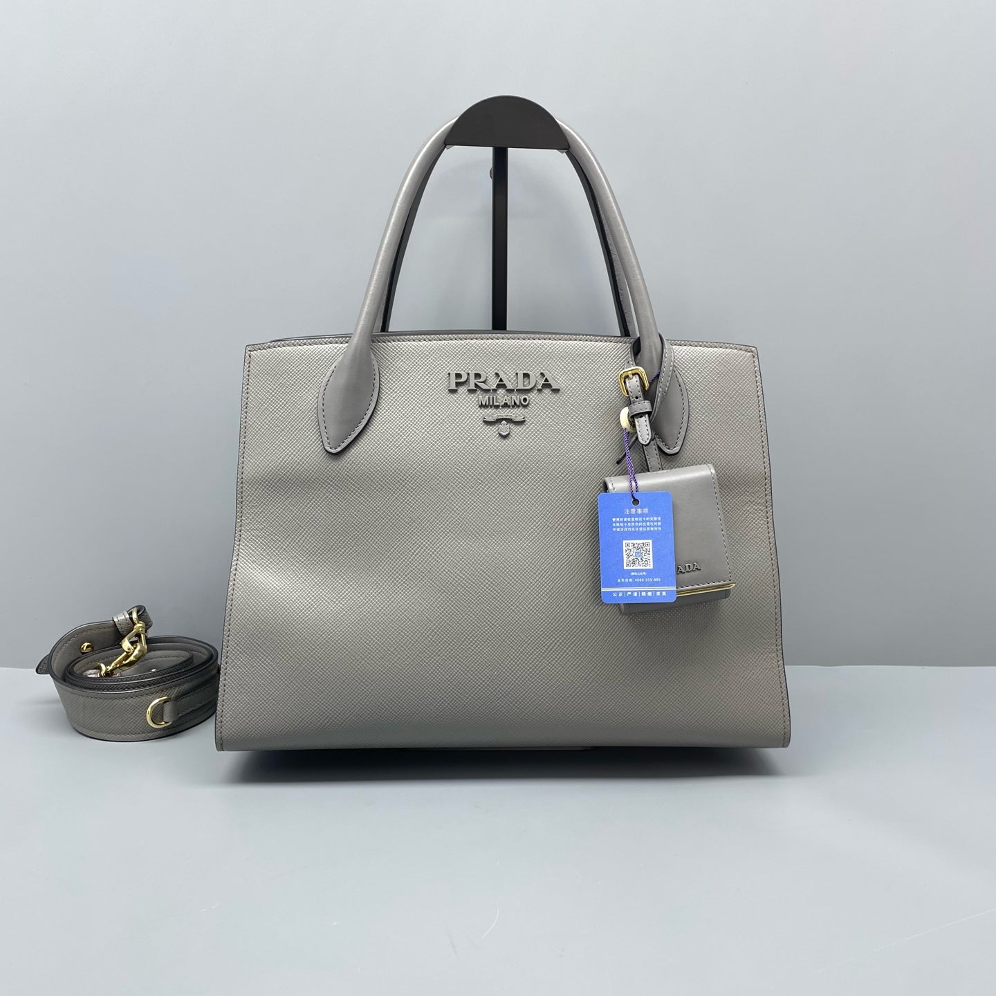 Prada - Other - Leather - Grey - (medium)