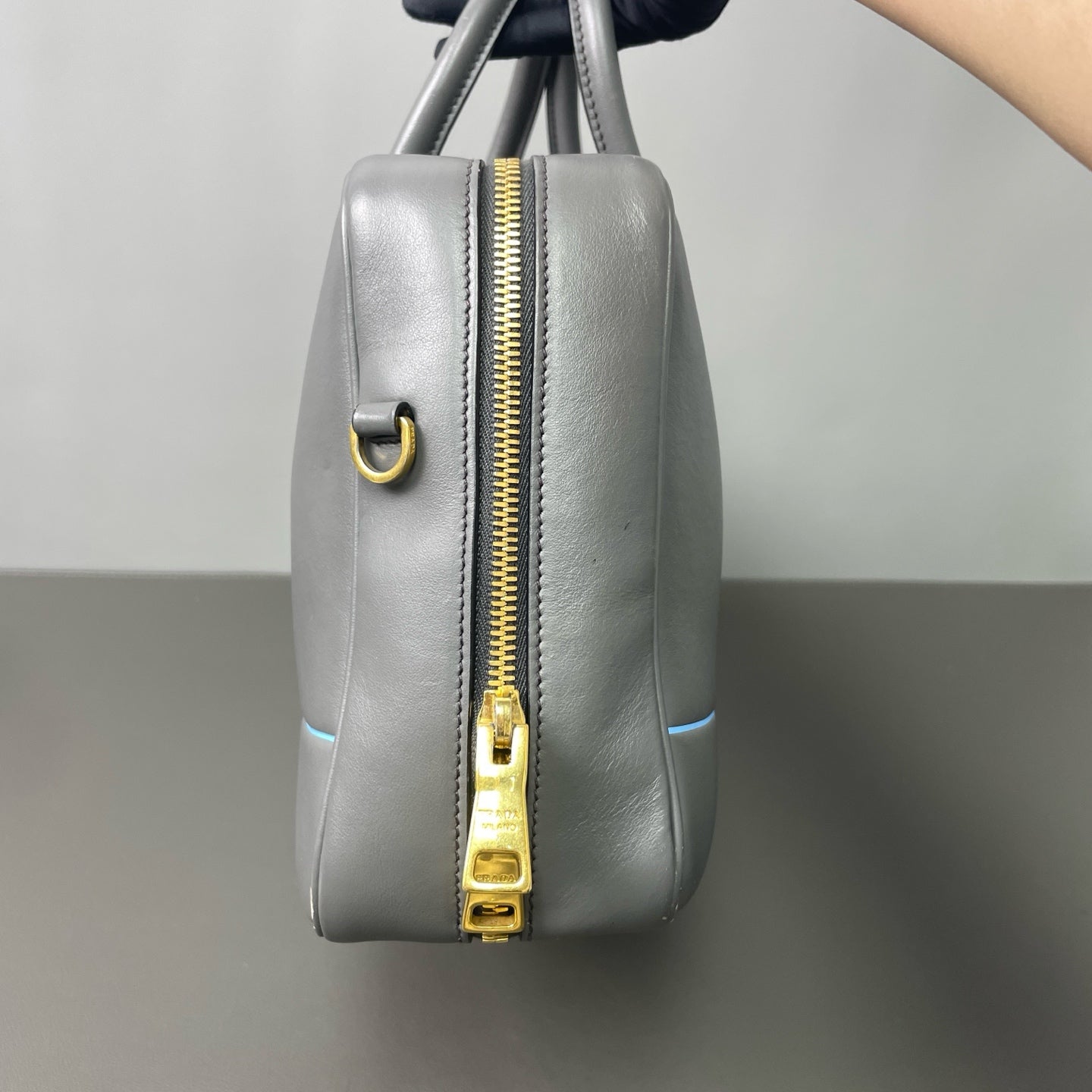 Prada - Other - Leather - Grey - (medium)