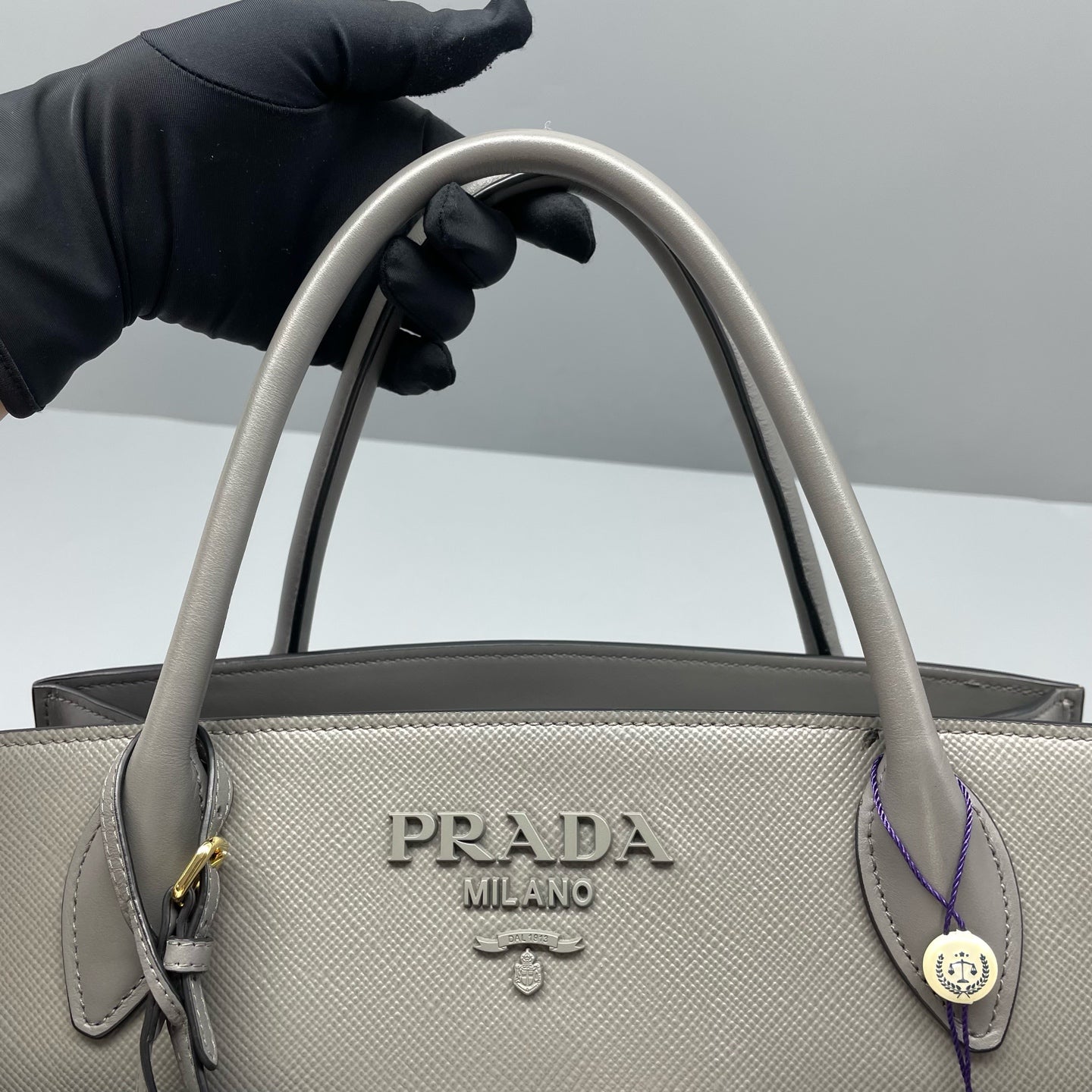 Prada - Other - Leather - Grey - (medium)