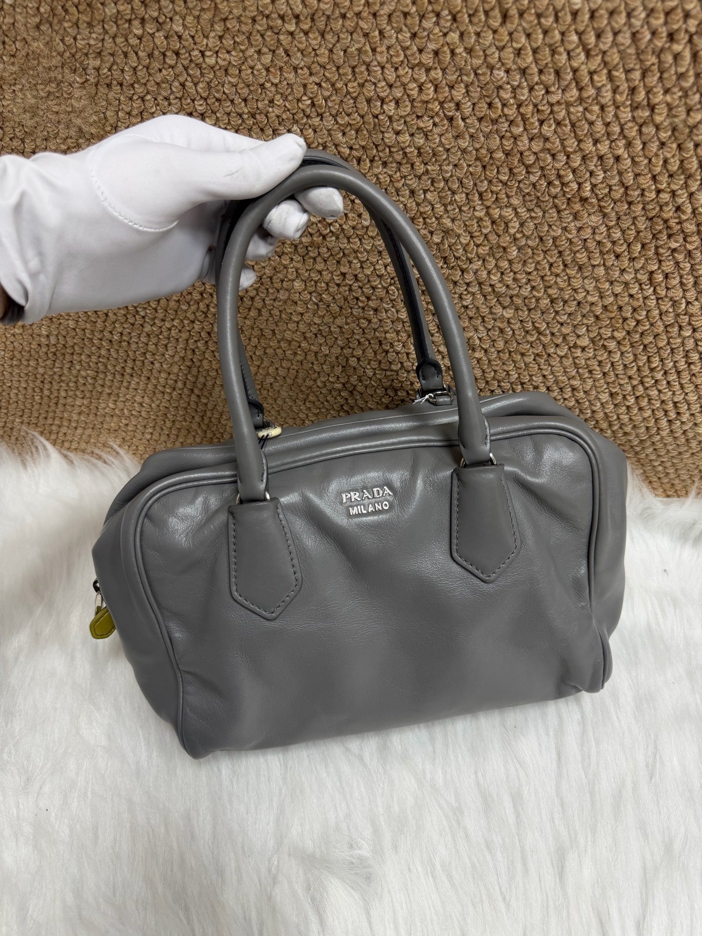 Prada - Other - Leather - Grey - (Other)