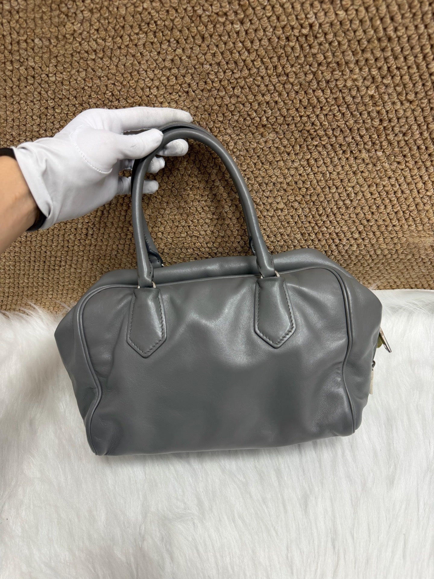 Prada - Other - Leather - Grey - (Other)