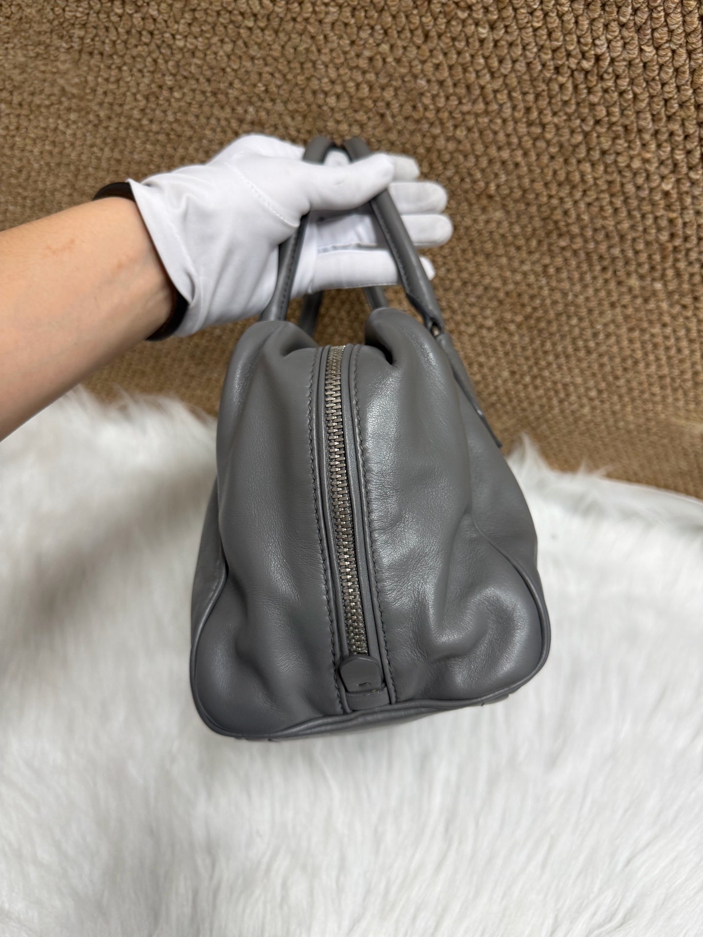 Prada - Other - Leather - Grey - (Other)