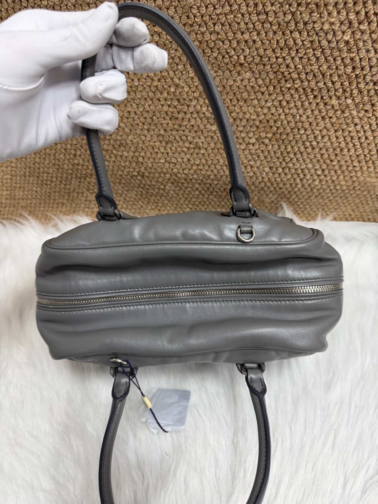 Prada - Other - Leather - Grey - (Other)