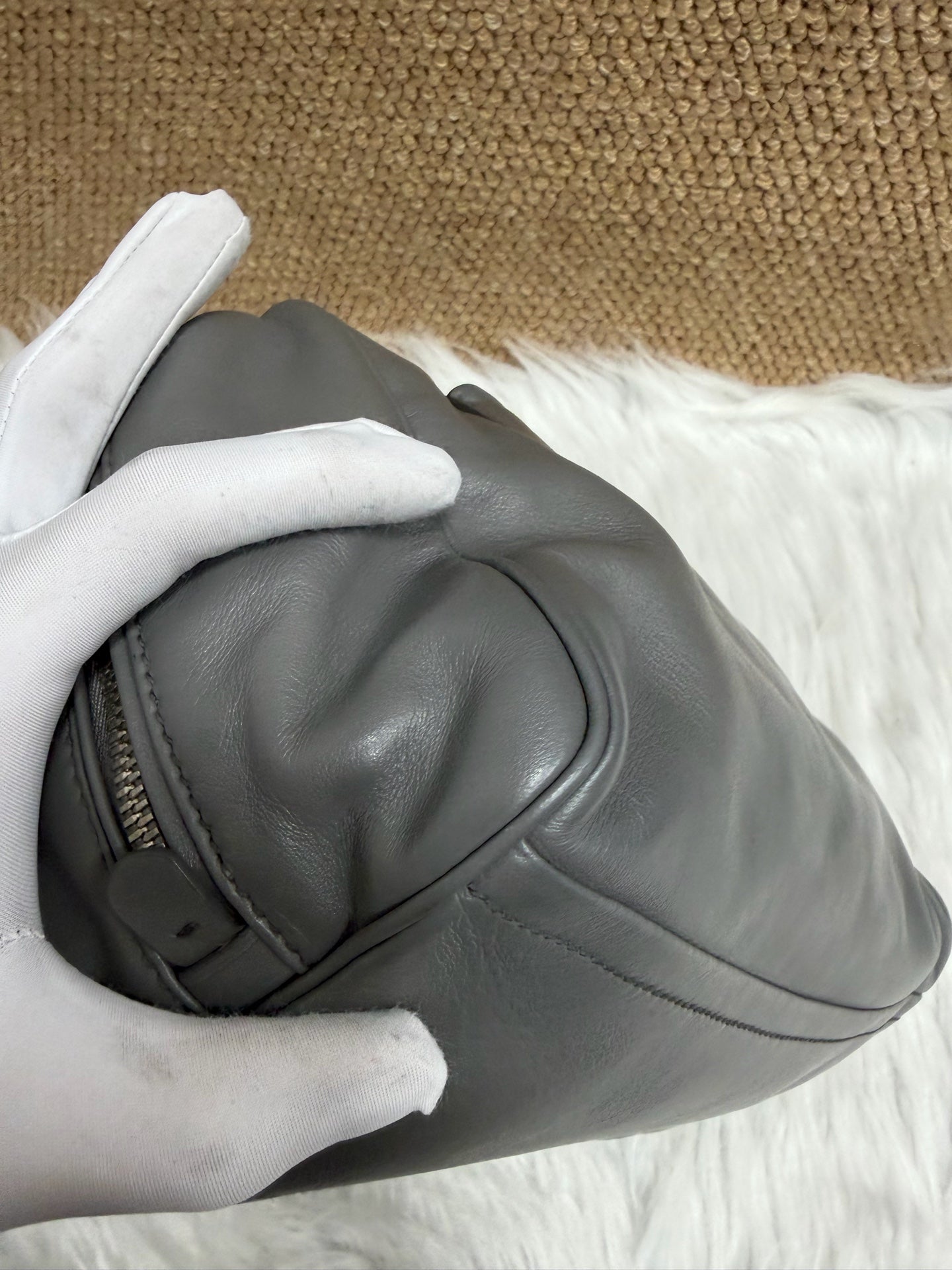 Prada - Other - Leather - Grey - (Other)