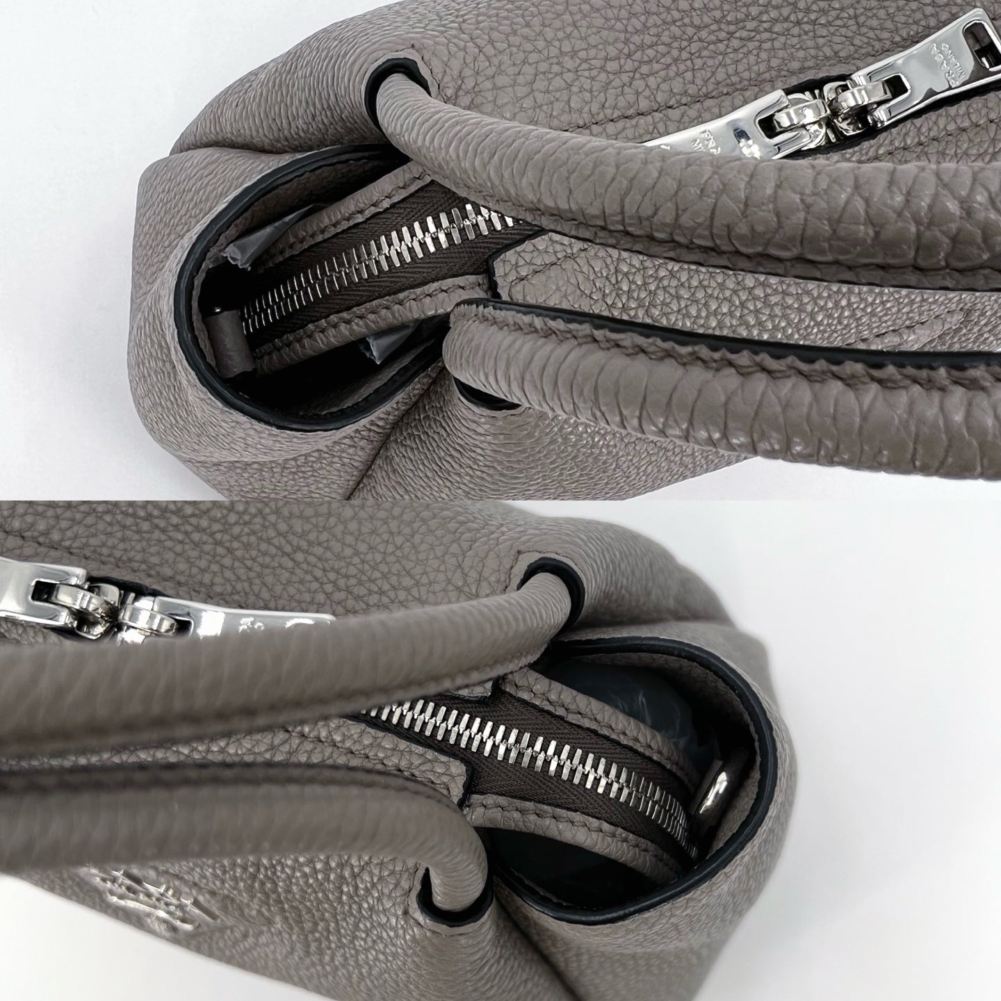 Prada - Other - Leather - Grey - (small)