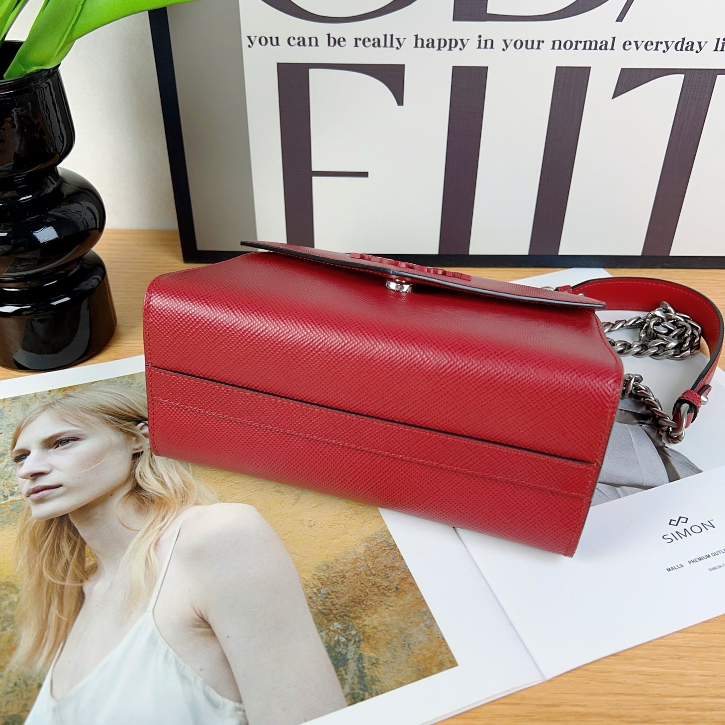 Prada - Other - Leather - Red - (small)