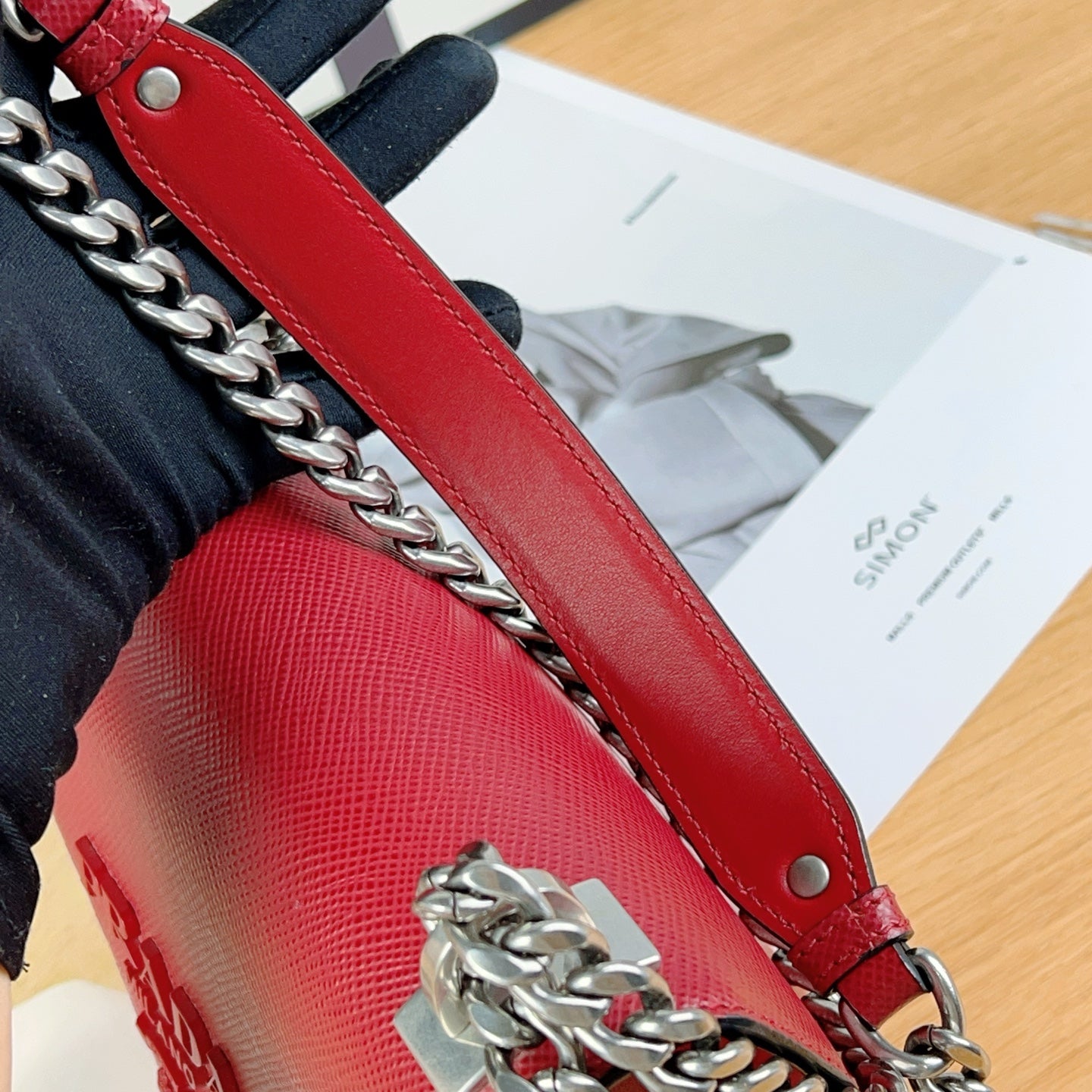 Prada - Other - Leather - Red - (small)