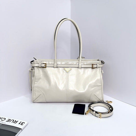 Prada - Other - Leather - White - (large)