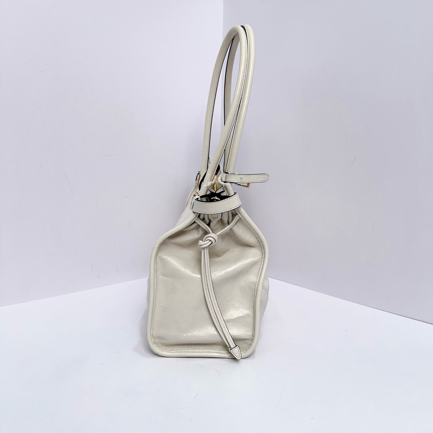 Prada - Other - Leather - White - (large)