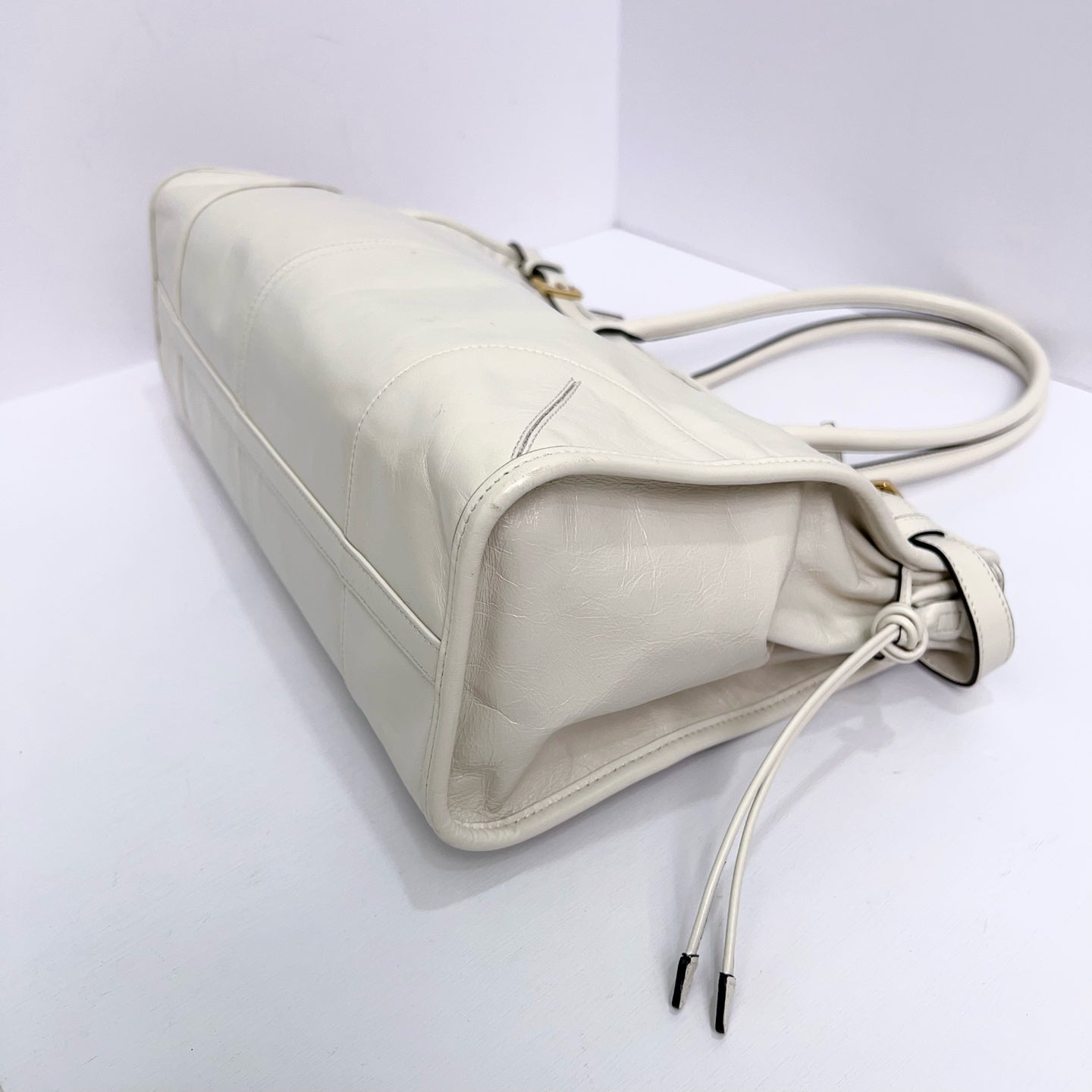 Prada - Other - Leather - White - (large)