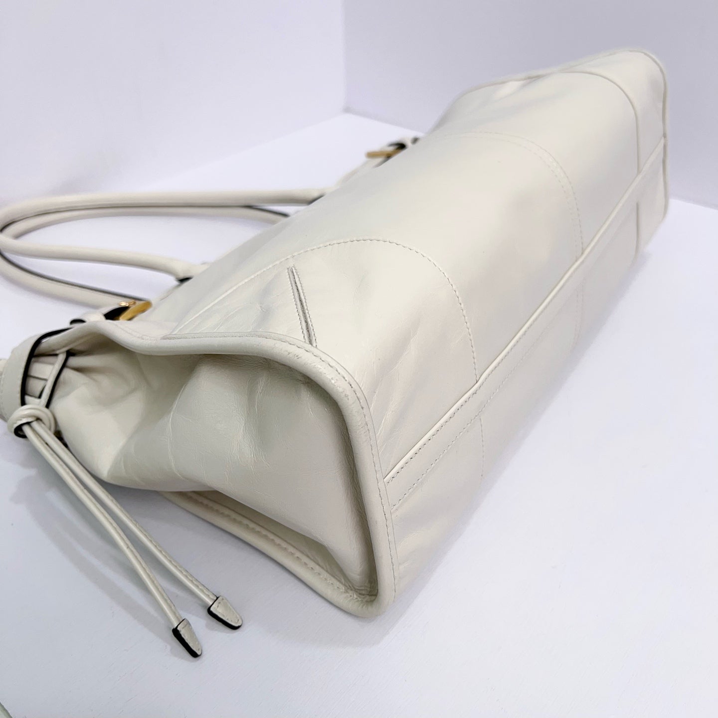 Prada - Other - Leather - White - (large)