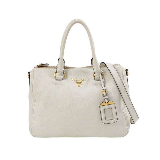 Prada - Other - Leather - White - (medium)