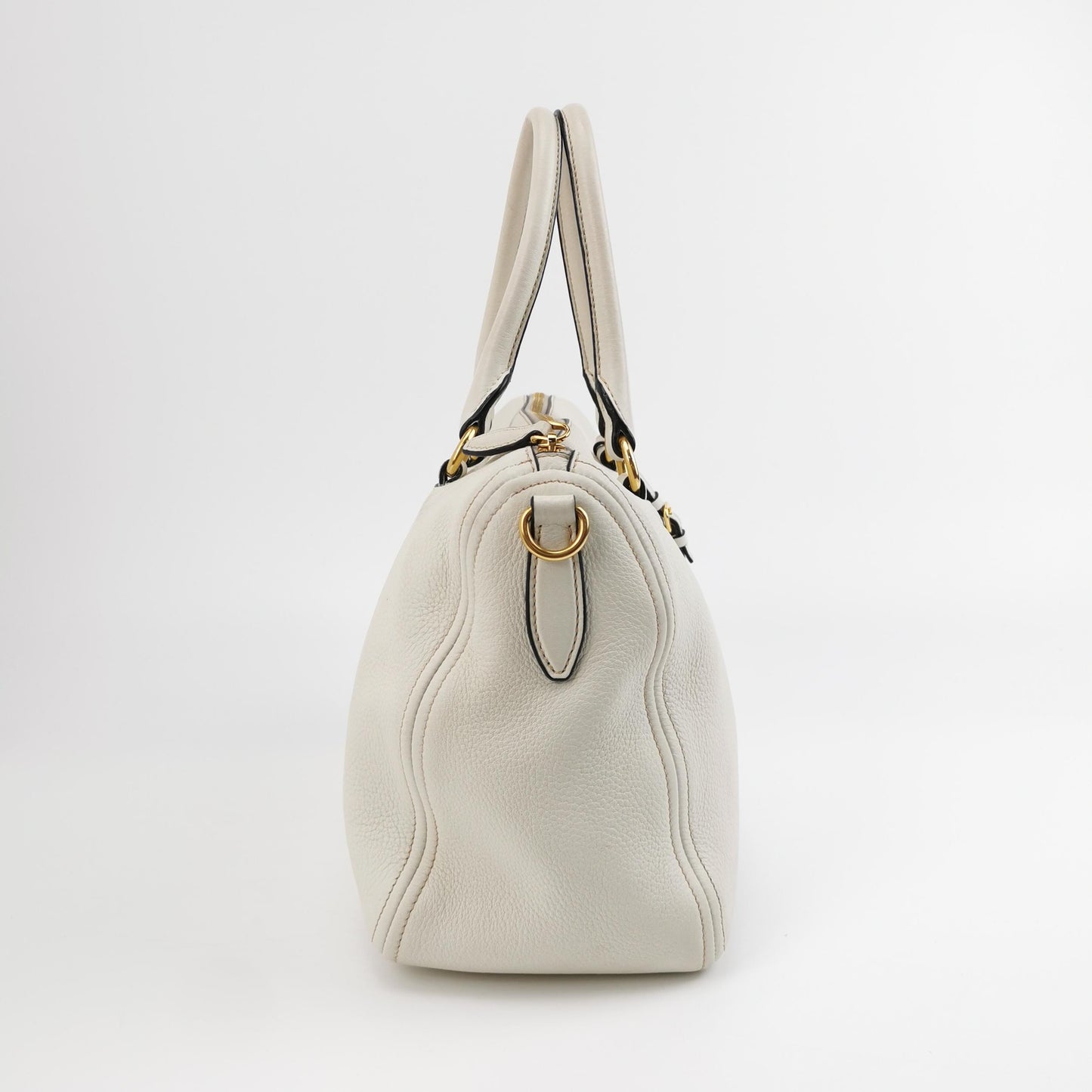 Prada - Other - Leather - White - (medium)