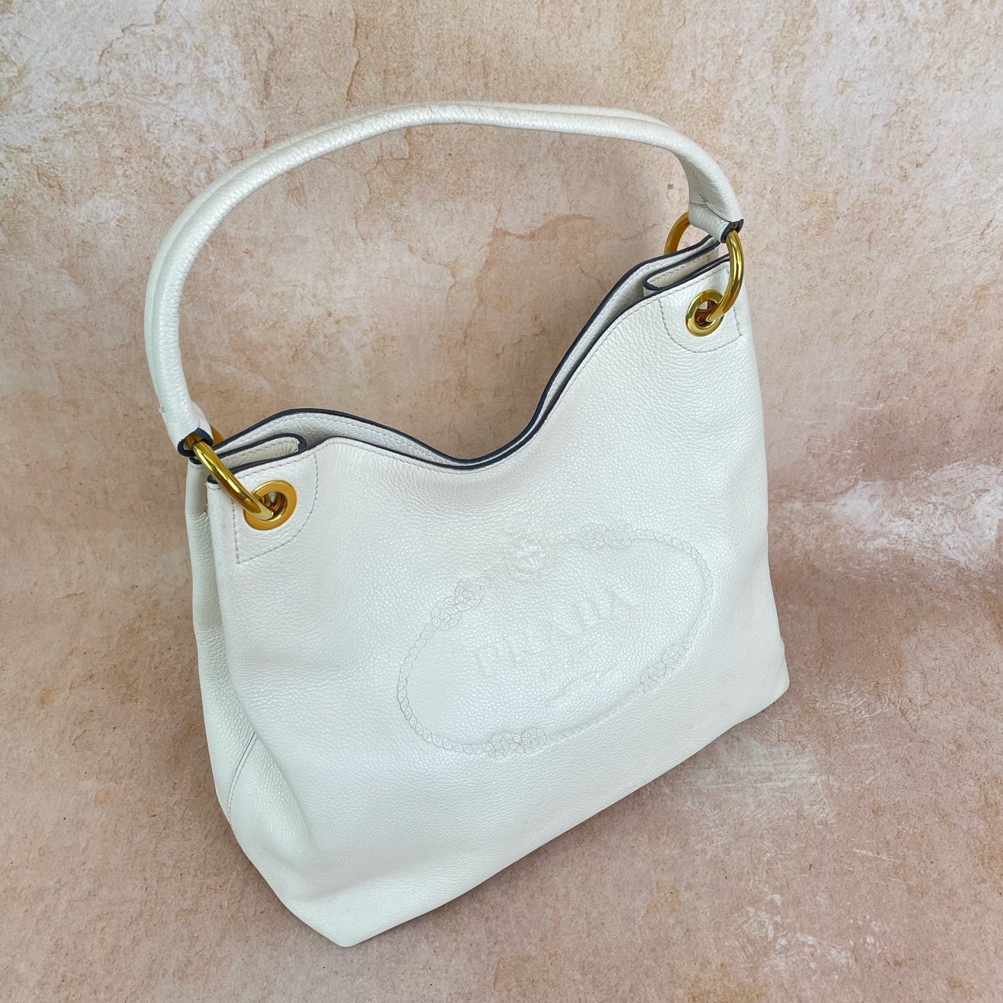Prada - Other - Leather - White - (medium)