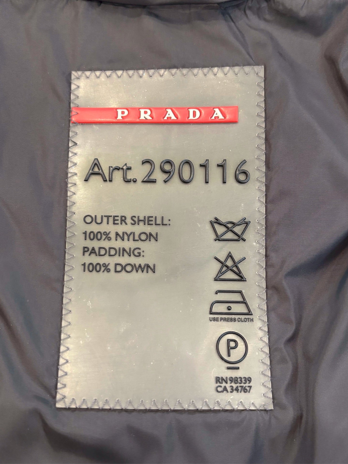 Prada - Other - Nylon with down filling - Dark Green with Black Accents - (40)