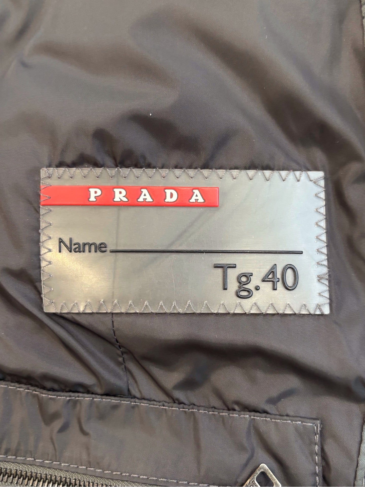 Prada - Other - Nylon with down filling - Dark Green with Black Accents - (40)