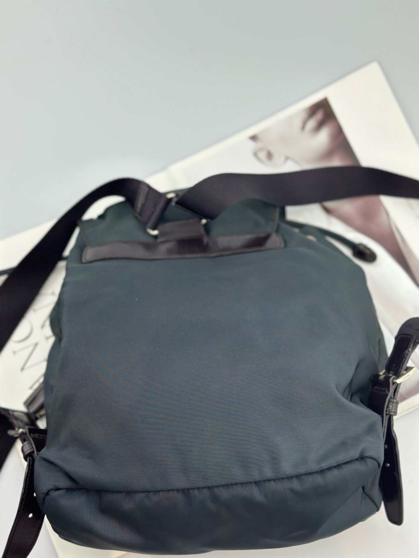 Prada - Other - Nylon with Leather Trim - Navy Blue - (medium)