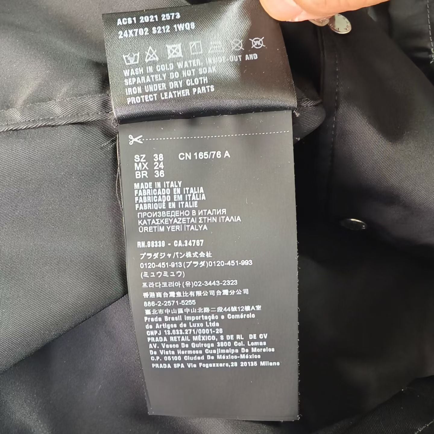 Prada - Other - Polyamide - Black - (38)
