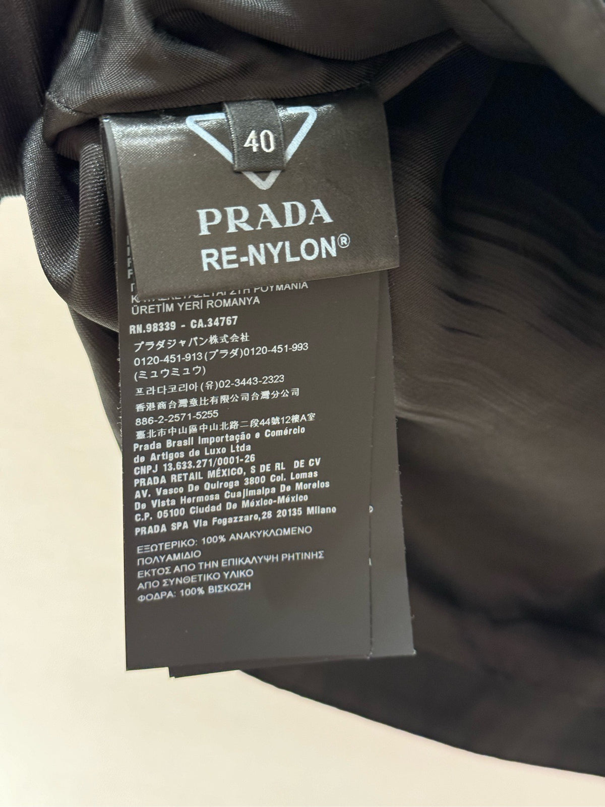 Prada - Other - Polyamide - Black - (40)