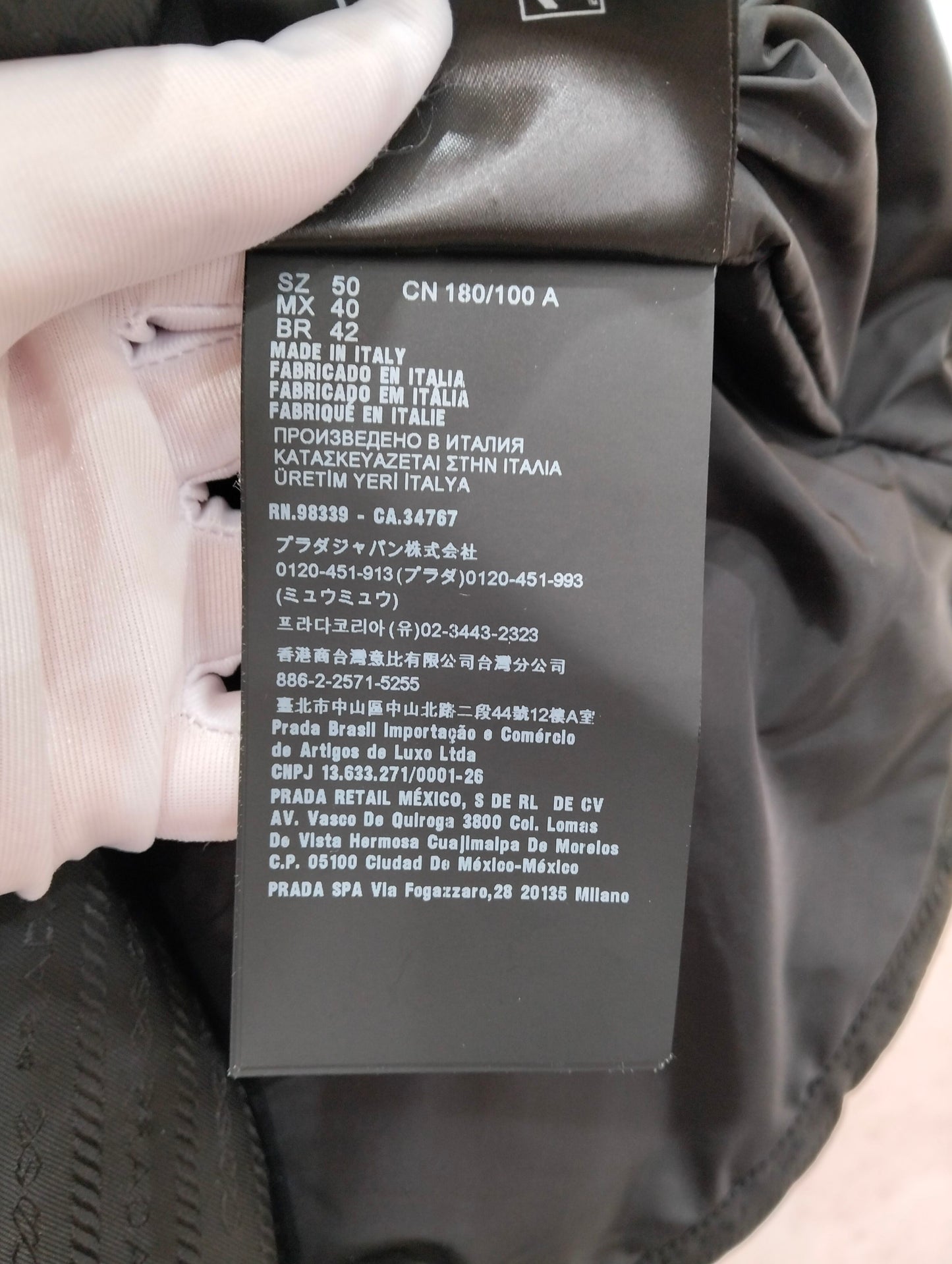 Prada - Other - Polyamide - Black - (50)