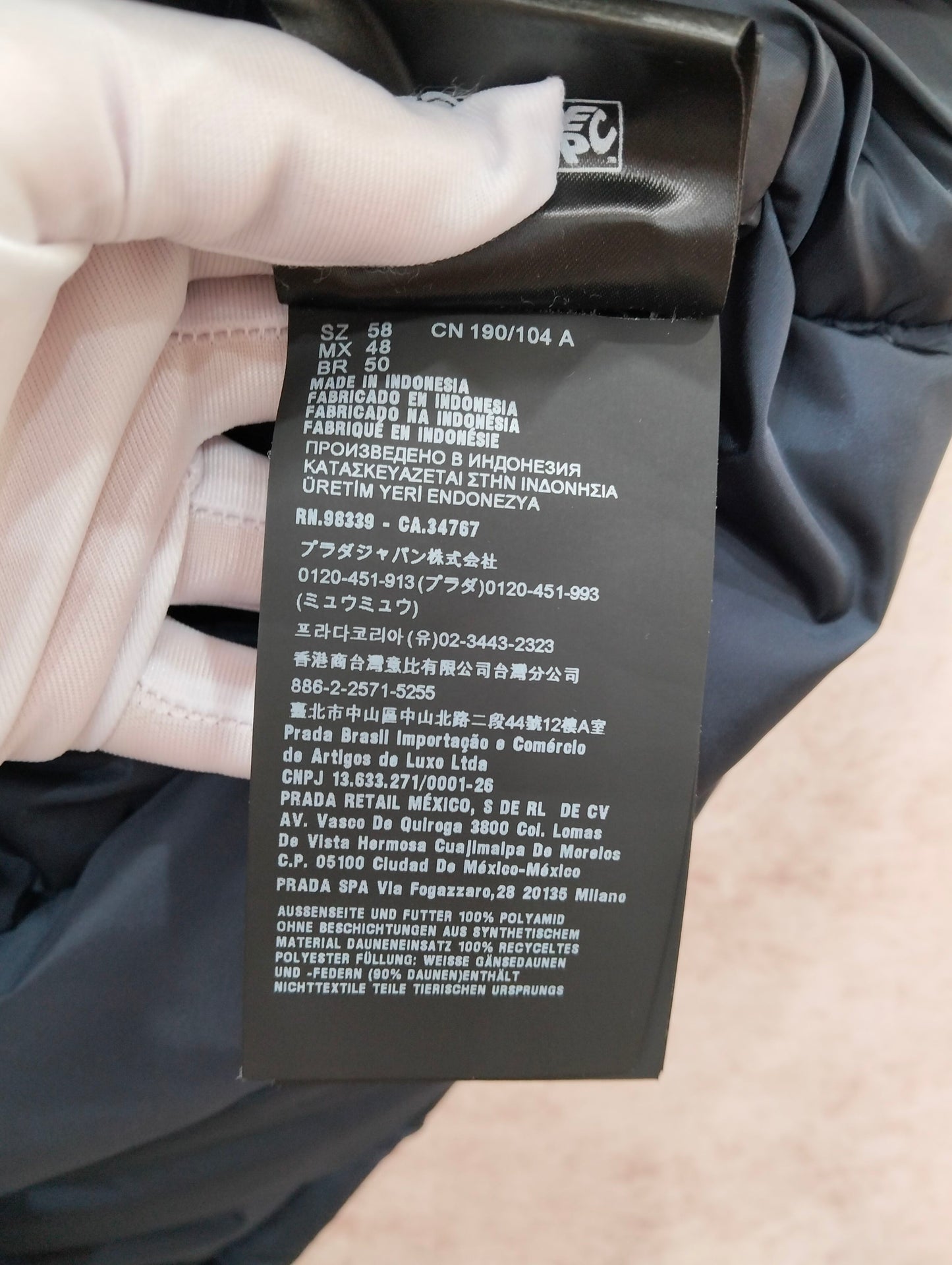 Prada - Other - Polyamide - Black - (58)