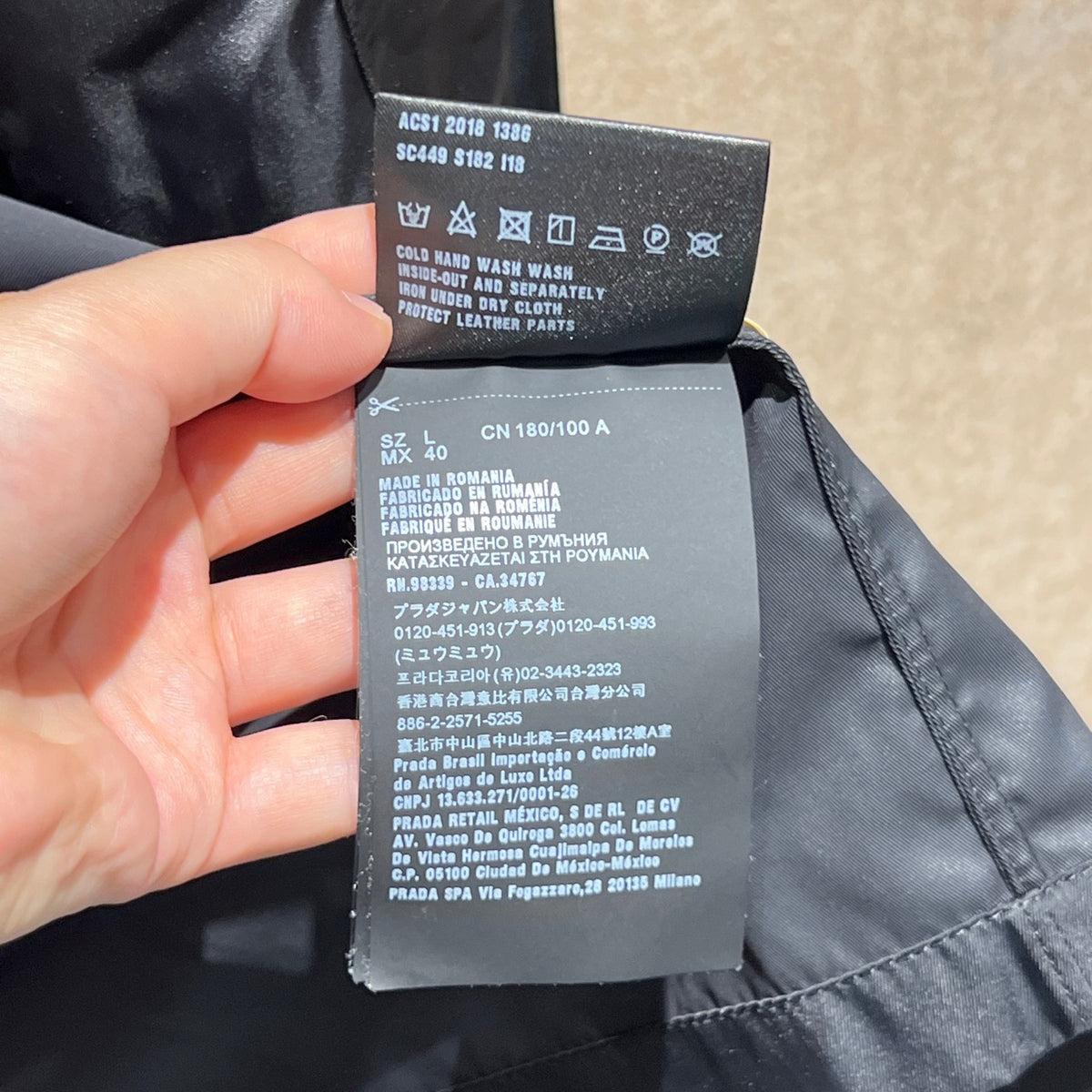 Prada - Other - Polyamide - Black - (L)