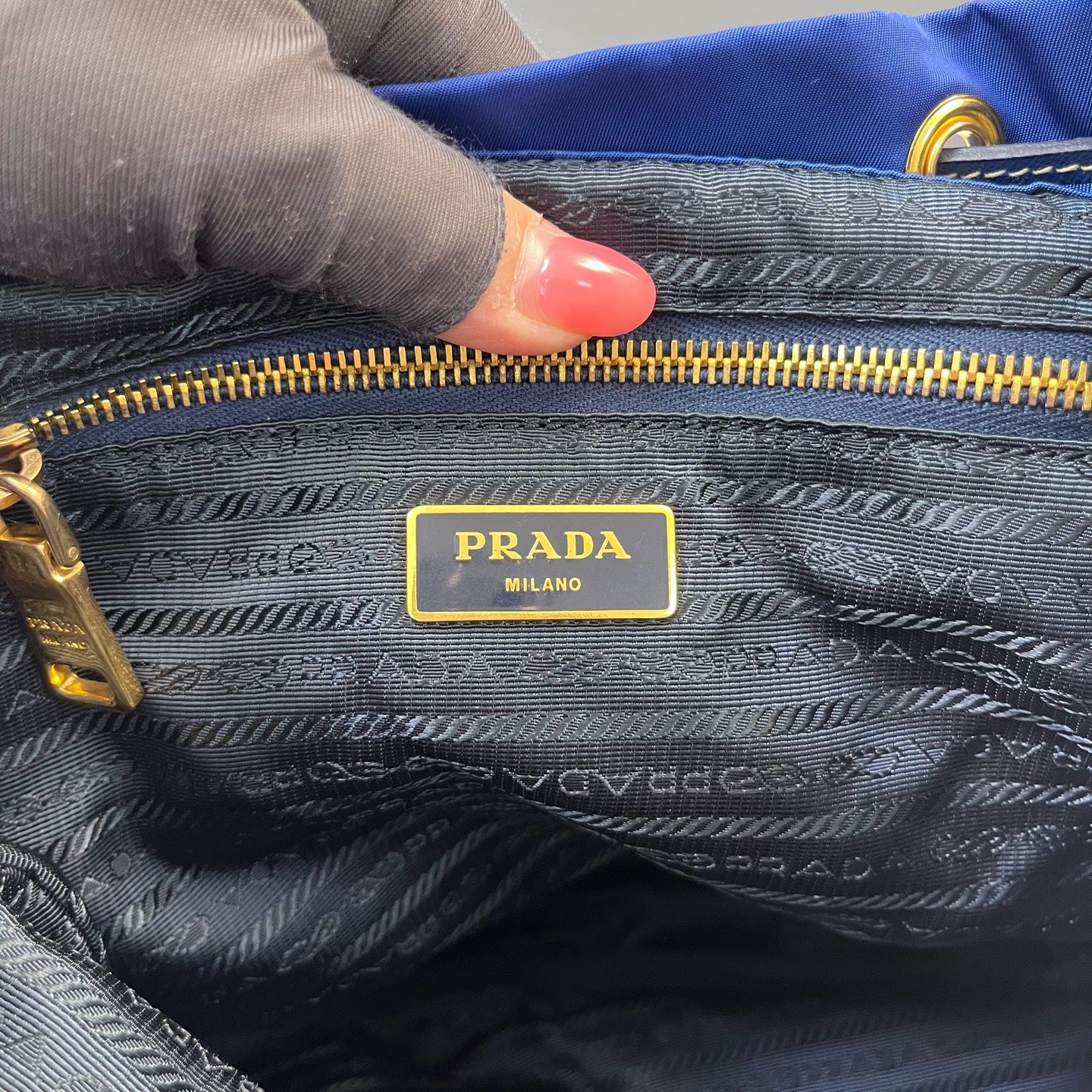 Prada - Other - Polyamide - Blue - (medium)