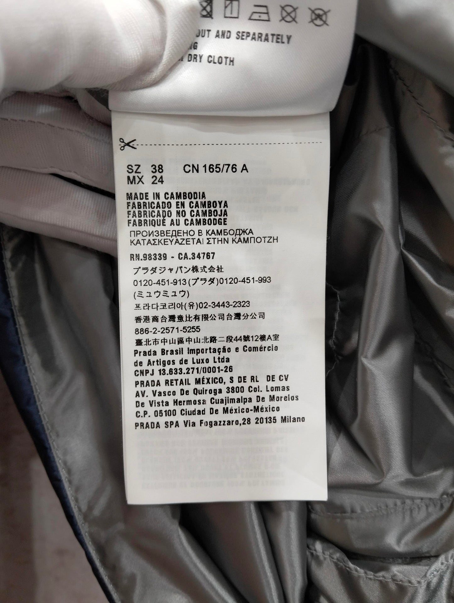 Prada - Other - Polyamide - Navy - (38)