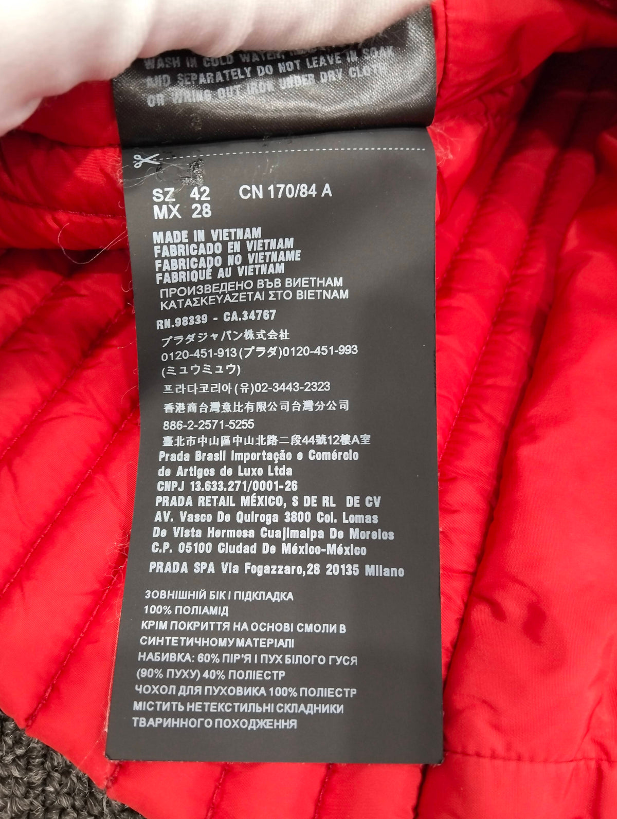 Prada - Other - Polyamide - Red - (42)