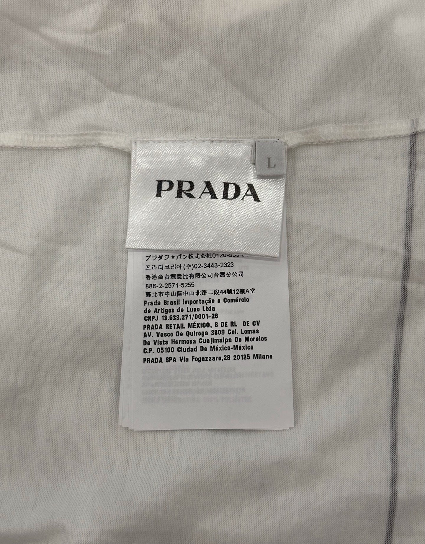 Prada - Other - Polyester - White - (L)