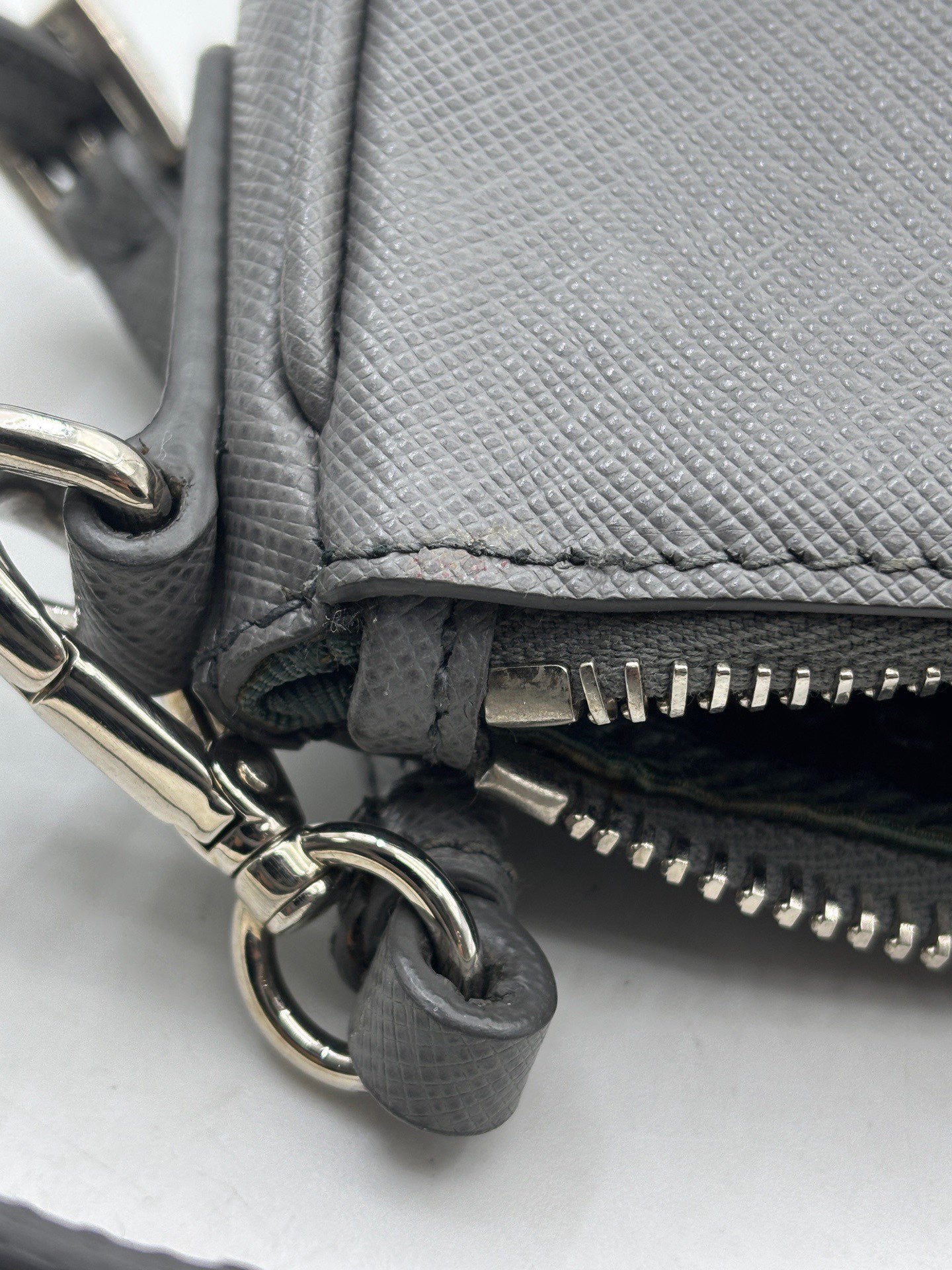 Prada - Other - Saffiano leather - Grey - (mini)