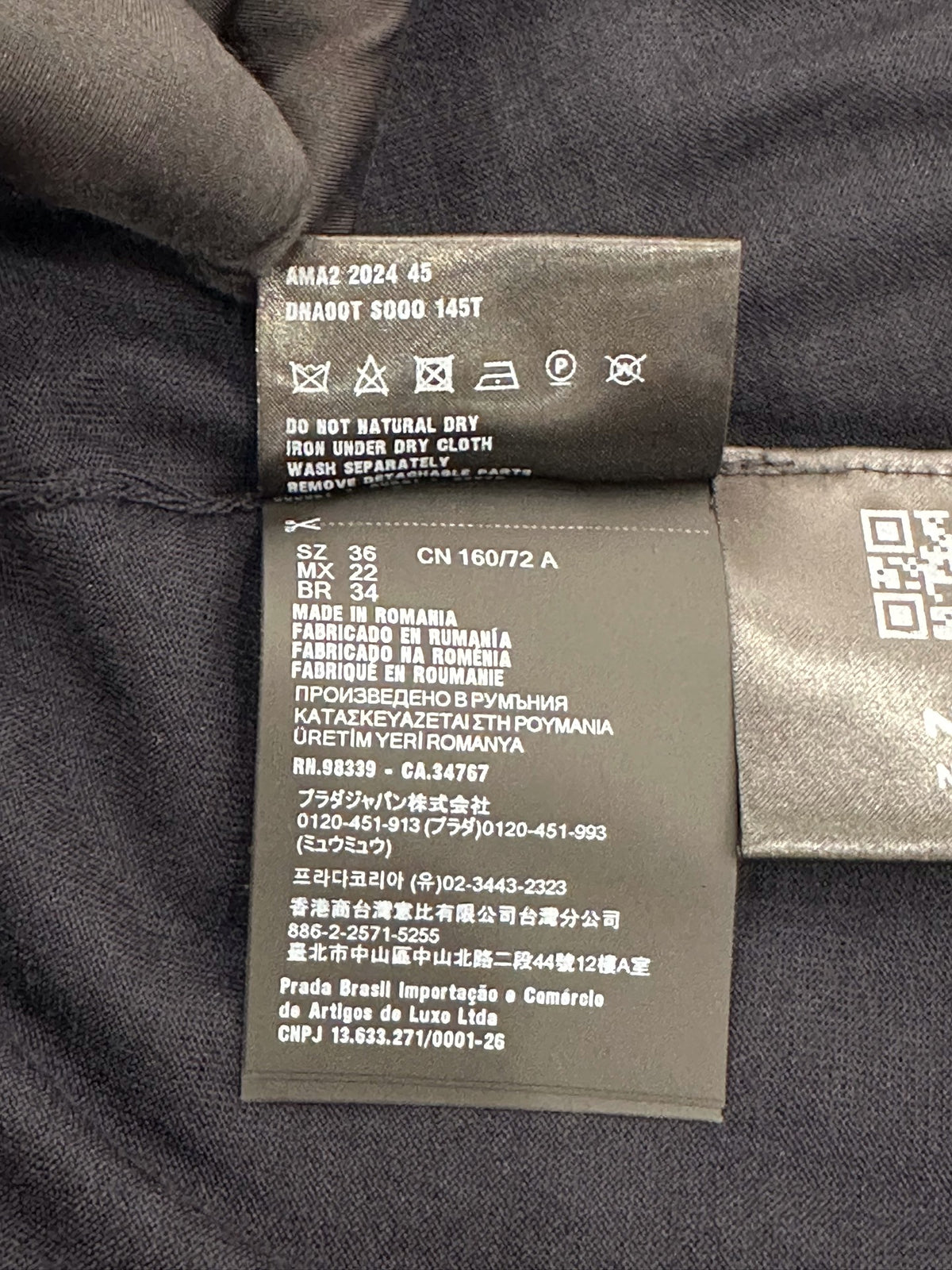 Prada - Other - Wool - Black - (36)