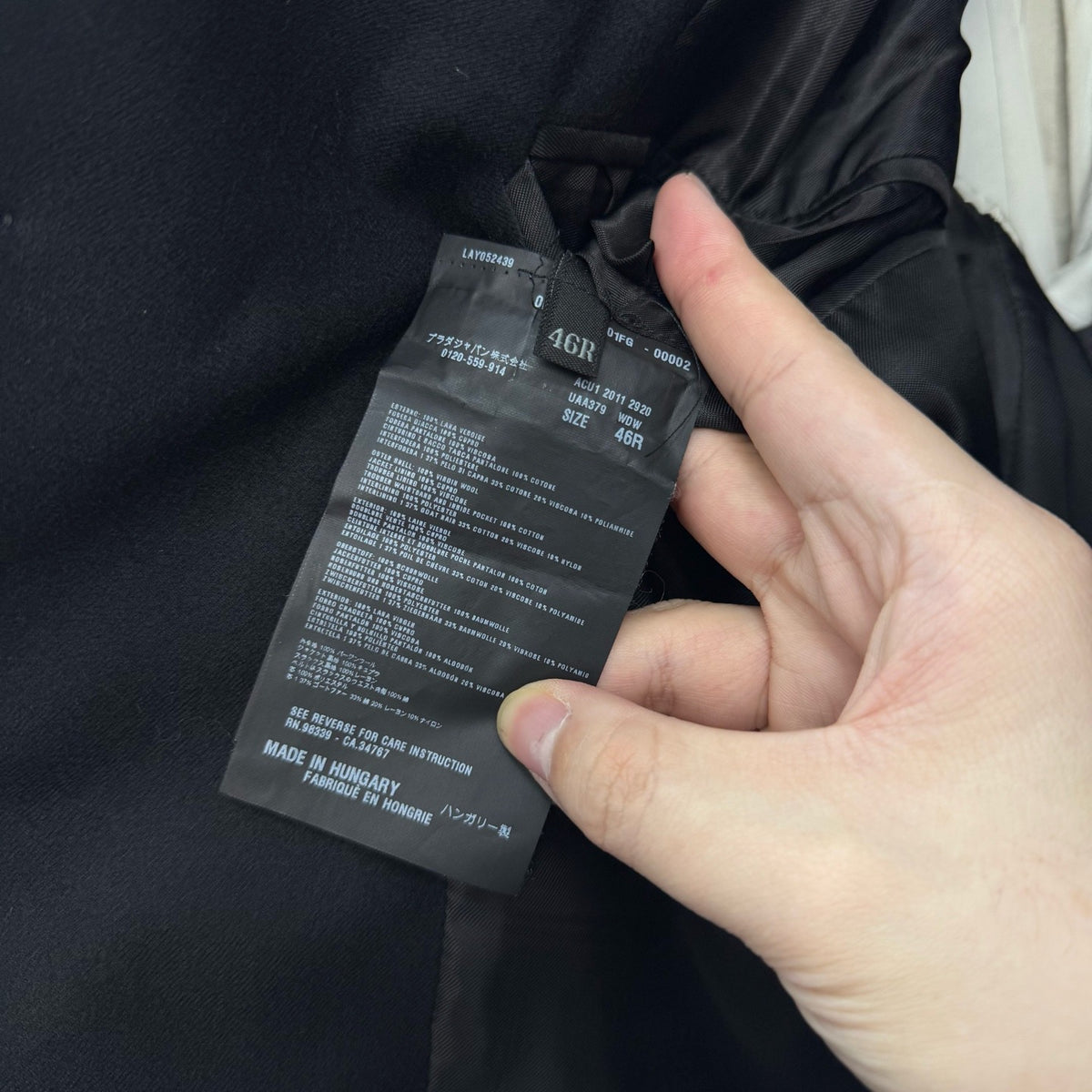 Prada - Other - Wool - Black - (46)