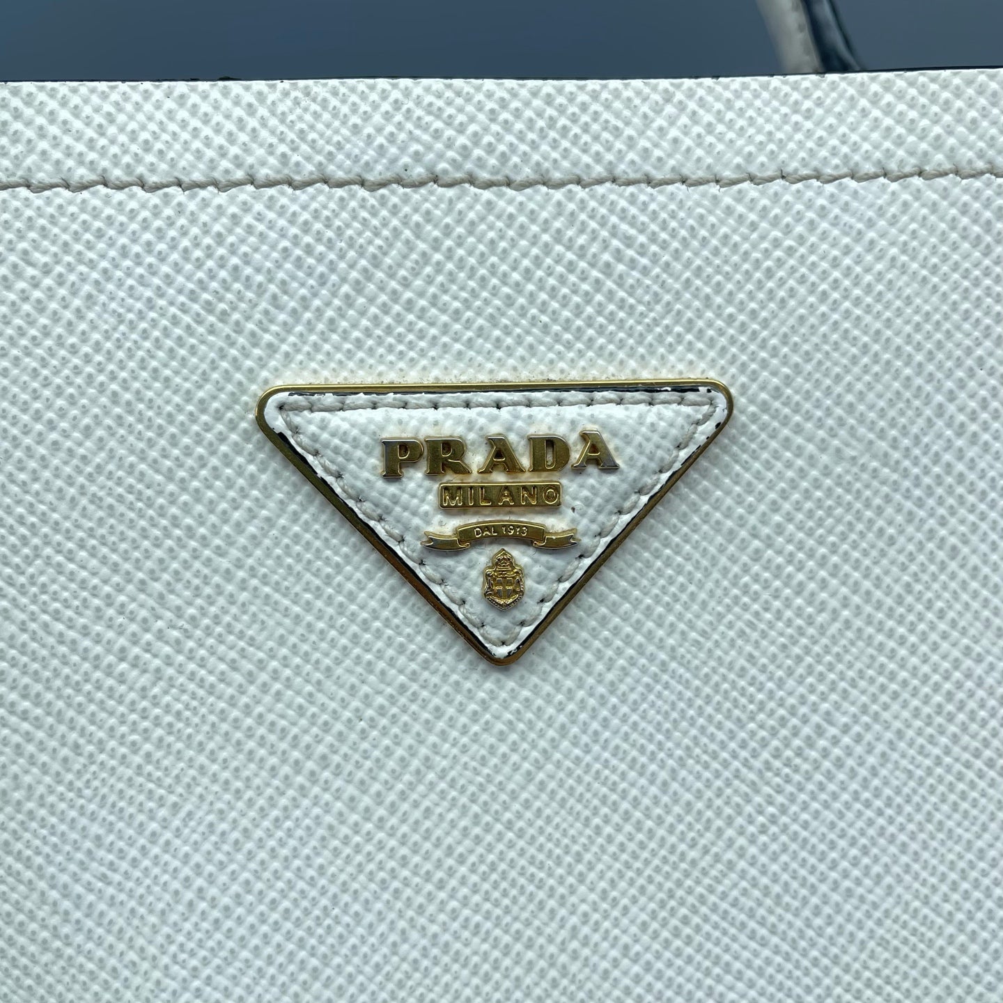 Prada - Panier Bucket Bag - Saffiano leather - White - (Small)