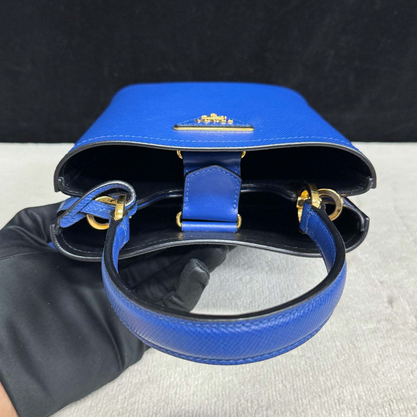 Prada - Panier - Leather - Blue - (mini)