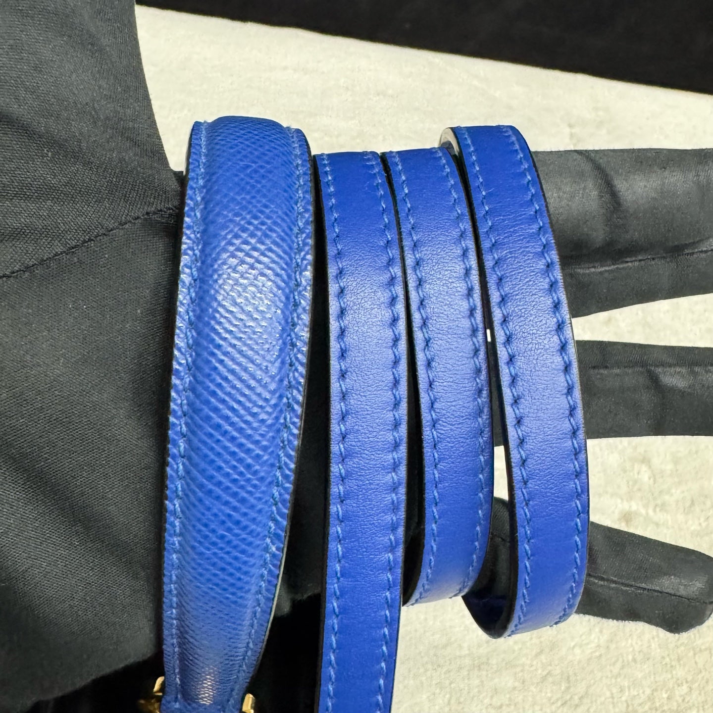 Prada - Panier - Leather - Blue - (mini)