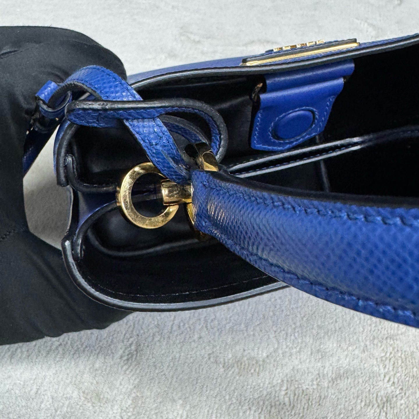 Prada - Panier - Leather - Blue - (mini)