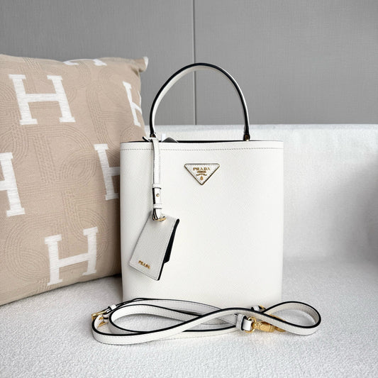 Prada - Panier - Leather - White - (Medium)