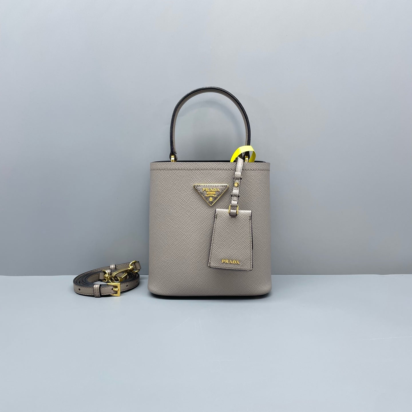 Prada - Panier - Saffiano leather - Grey - (mini)